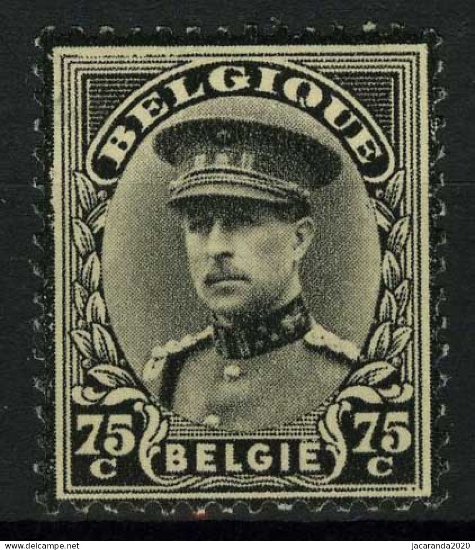 België 384-V9 ** - Koning Albert I - Bovenkaderlijn Onderbroken - Filet D'encadrement Brisé - 1931-1960