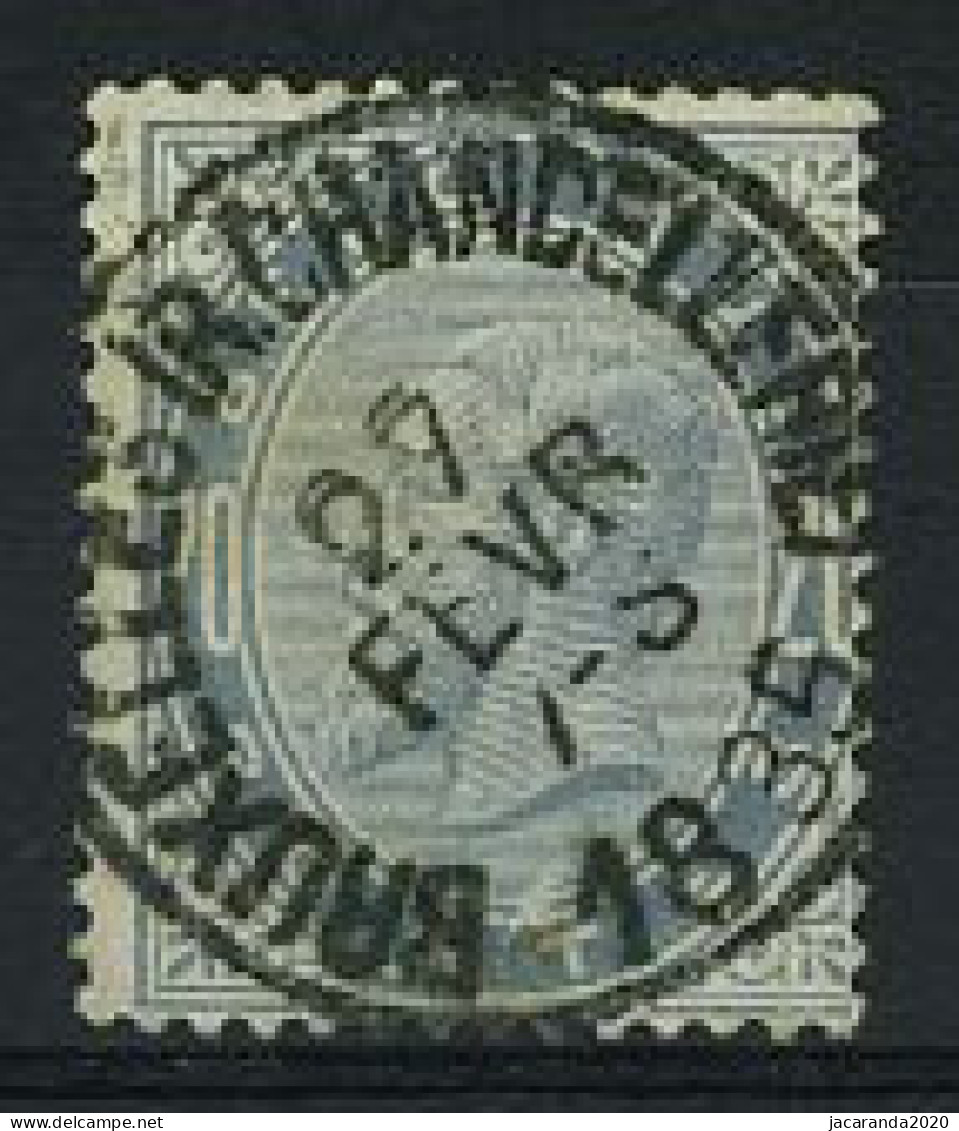 België 39 - 20c Parelgrijs - Koning Leopold II  - 1869-1883 Léopold II