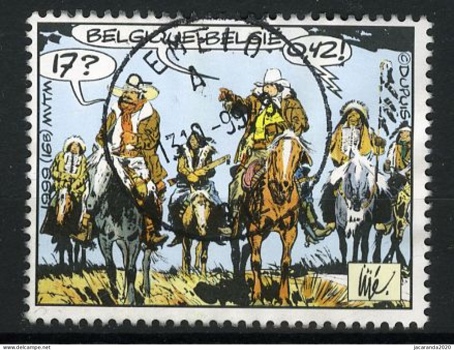 België 2842 - Jeugdfilatelie - Strips - BD - Comics - Jerry Spring - Gestempeld - Oblitéré - Used - Oblitérés