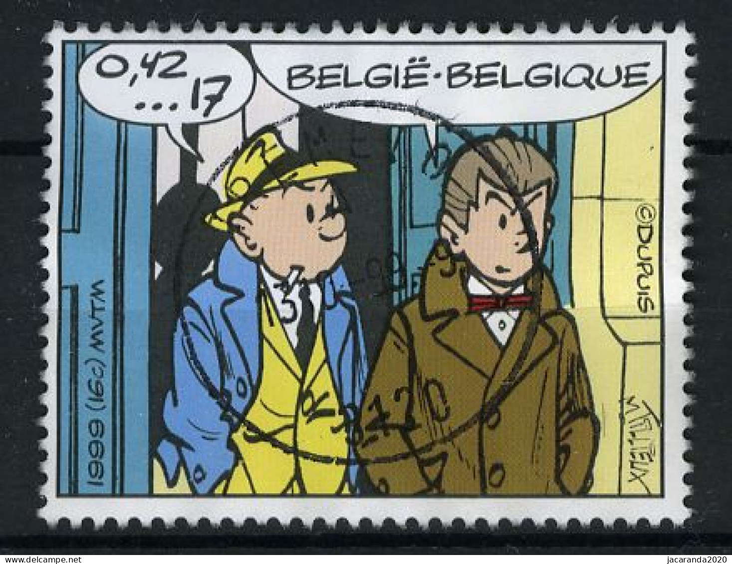 België 2843 - Jeugdfilatelie - Strips - BD - Comics - Guus Slim - Gil Jourdan - Gestempeld - Oblitéré - Used - Gebraucht