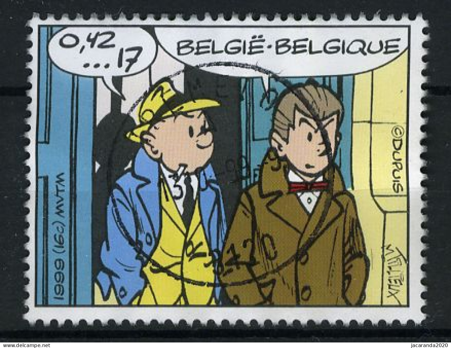 België 2843 - Jeugdfilatelie - Strips - BD - Comics - Guus Slim - Gil Jourdan - Gestempeld - Oblitéré - Used - Oblitérés