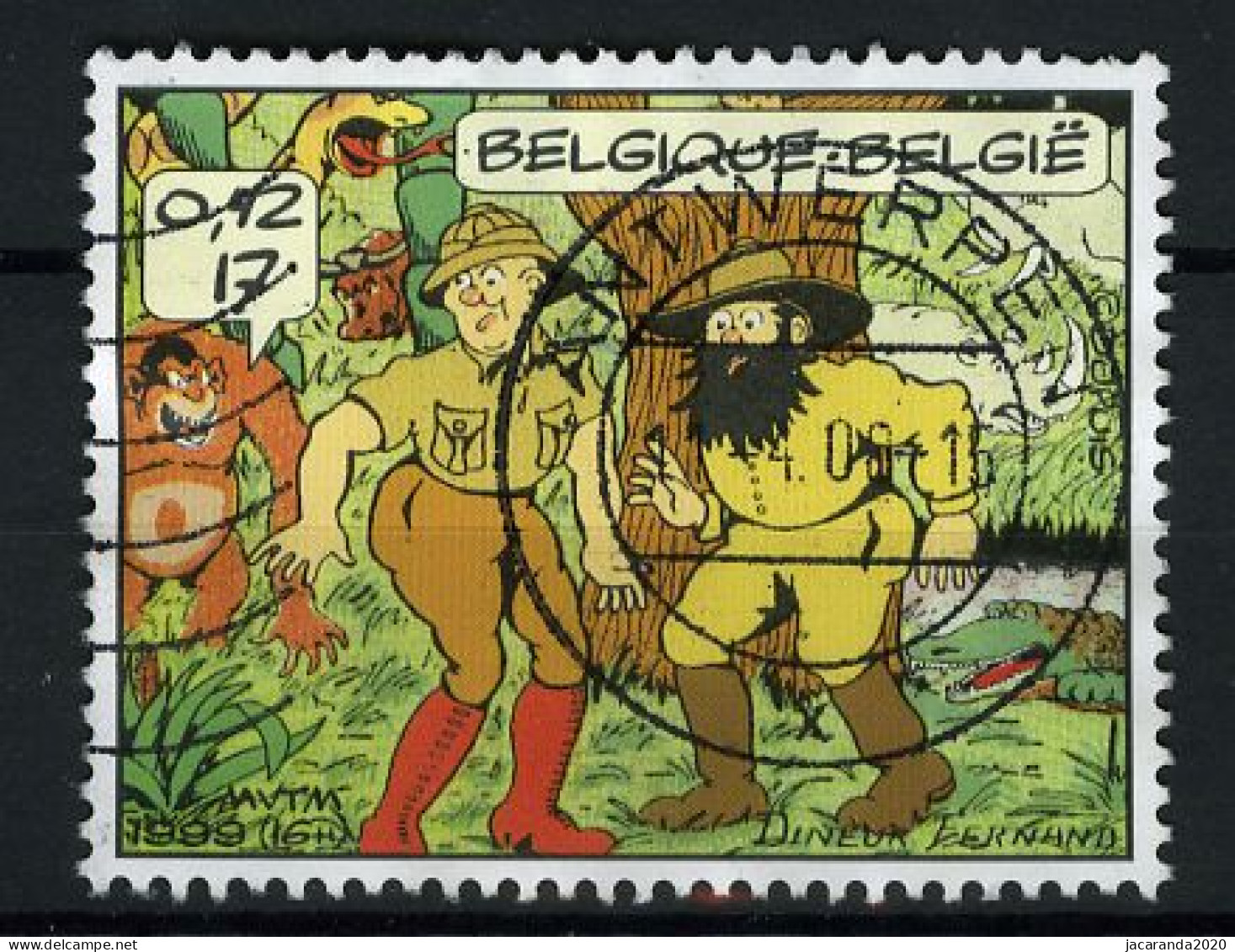 België 2848 - Jeugdfilatelie - Strips - BD - Comics - Baard En Kale - Tif Et Tondu - Gestempeld - Oblitéré - Used - Gebraucht