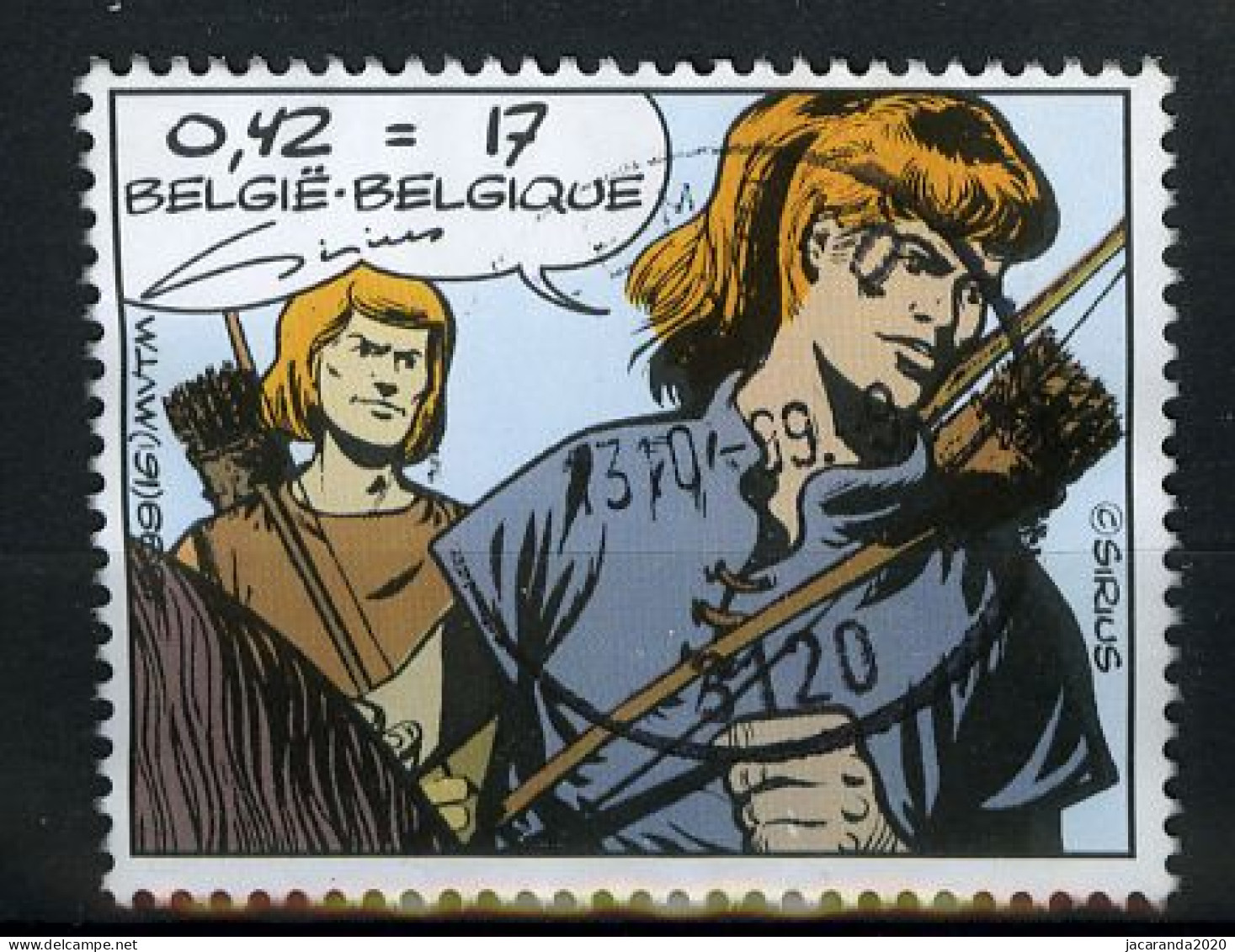 België 2849 - Jeugdfilatelie - Strips - BD - Comics - Timoer - Les Timour - Gestempeld - Oblitéré - Used - Used Stamps