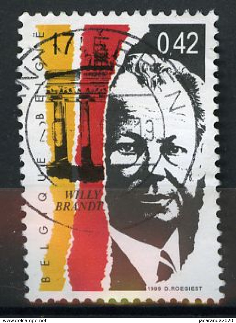 België 2860 - 20ste Eeuw - Willy Brandt - Gestempeld - Oblitéré - Used - Used Stamps