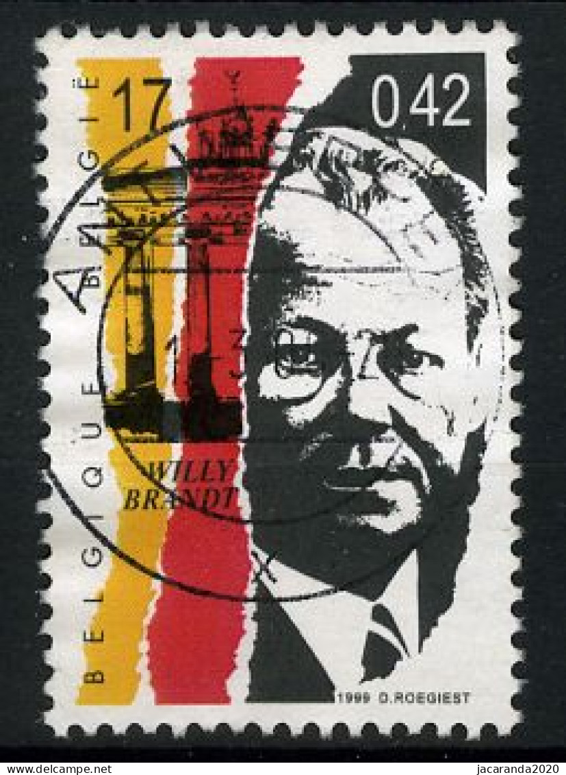 België 2860 - 20ste Eeuw - Willy Brandt - Gestempeld - Oblitéré - Used - Gebraucht