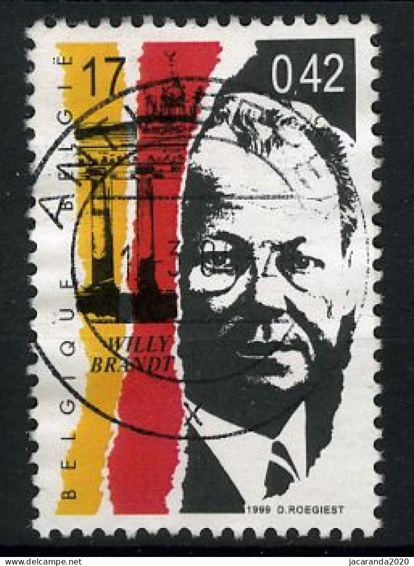 België 2860 - 20ste Eeuw - Willy Brandt - Gestempeld - Oblitéré - Used - Oblitérés
