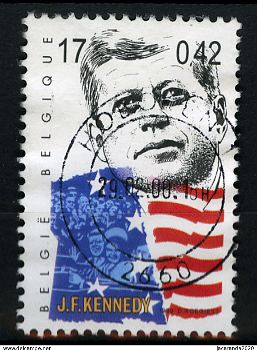 België 2861 - 20ste Eeuw - J. F. Kennedy - Gestempeld - Oblitéré - Used - Oblitérés