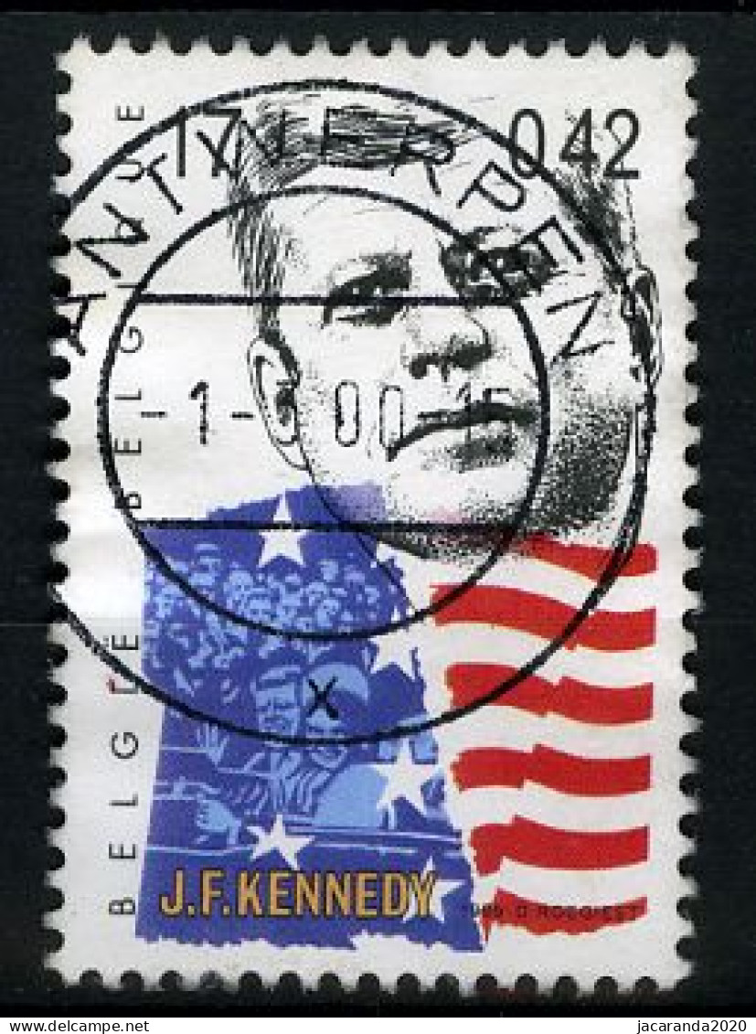 België 2861 - 20ste Eeuw - J. F. Kennedy - Gestempeld - Oblitéré - Used - Used Stamps