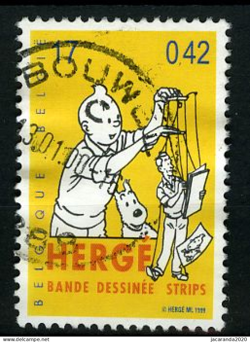 België 2876 - 20ste Eeuw - Strips - BD - Comics - Kuifje - Tintin - Hergé - Gestempeld - Oblitéré - Used - Used Stamps