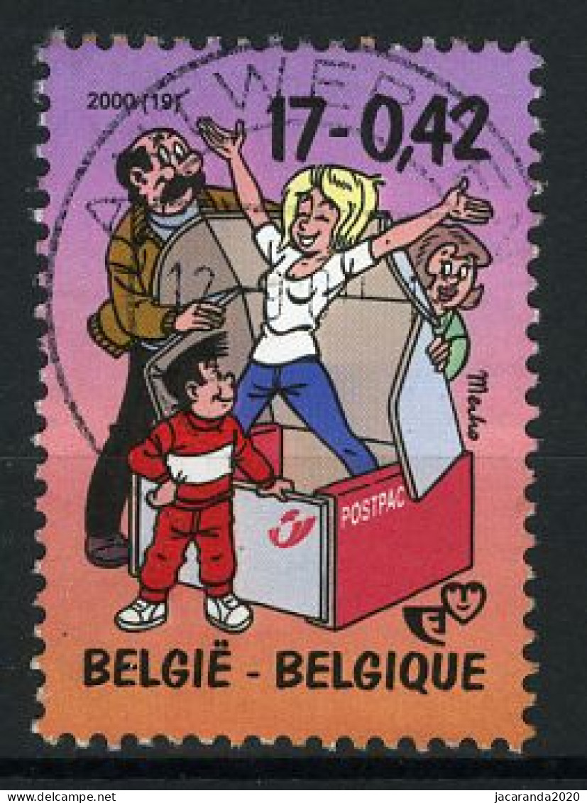 België 2934 - Jeugdfilatelie - Strips - BD - Comics - Kiekeboe - Quivoila - Gestempeld - Oblitéré - Used - Gebraucht