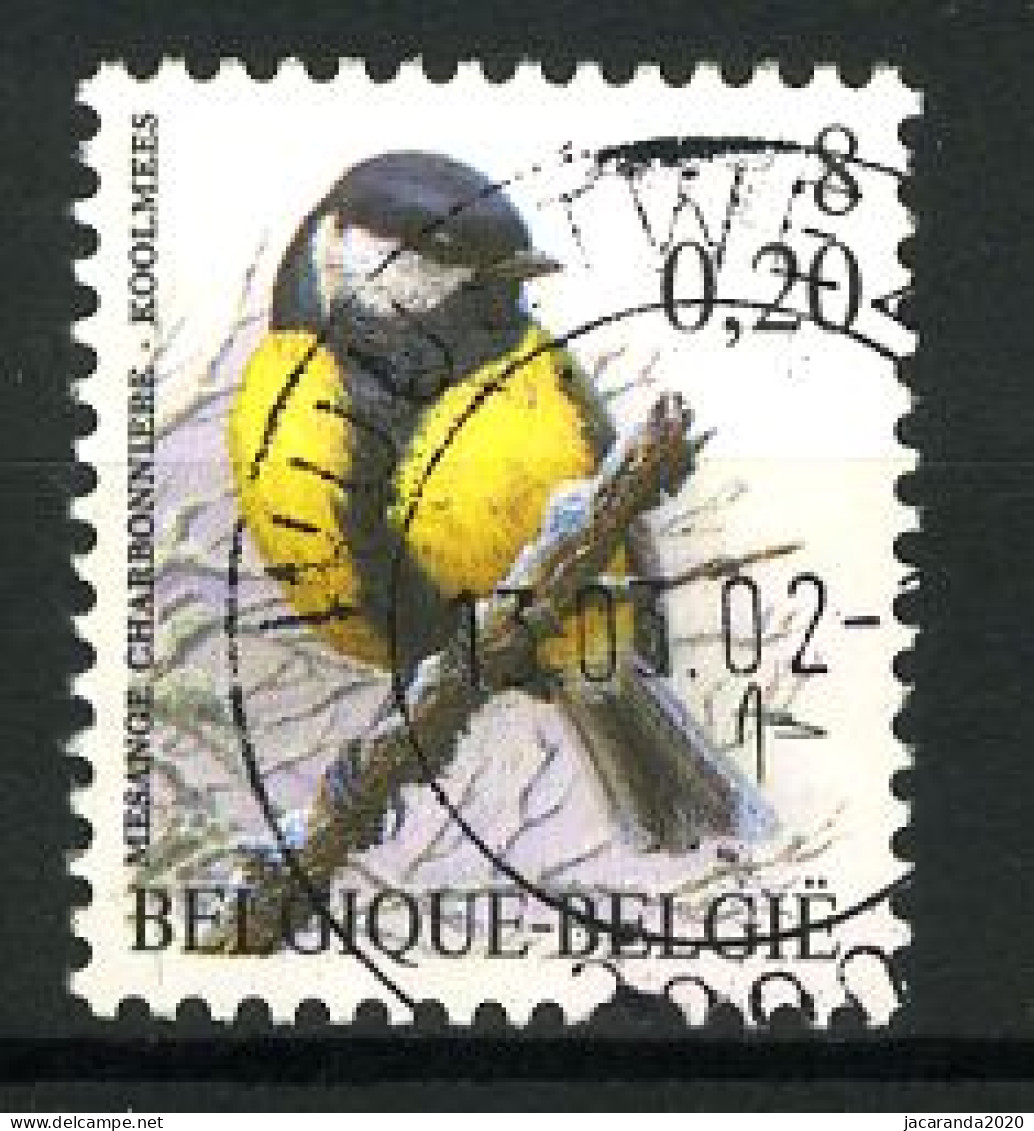 België 2966 - Vogels - Oiseaux - André Buzin - Koolmees - Mésange Charbonnière - Gestempeld - Oblitéré - Used - Gebruikt