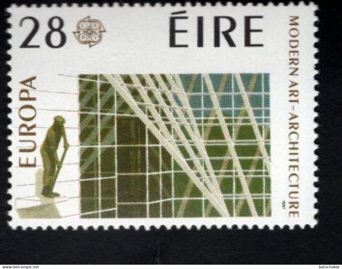 1999465202 1987  SCOTT 689 690 (XX) POSTFRIS  MINT NEVER HINGED - EUROPA ISSUE -MODERN ARCHITECTURE - Neufs