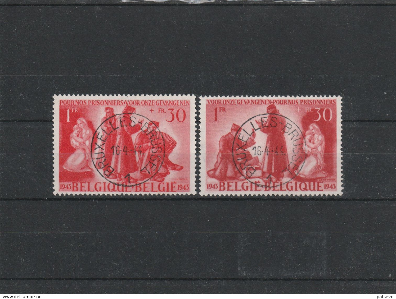 623/624 Prisonniers De Guerre/Krijgsgevangenen Oblit/gestp Centrale - Used Stamps