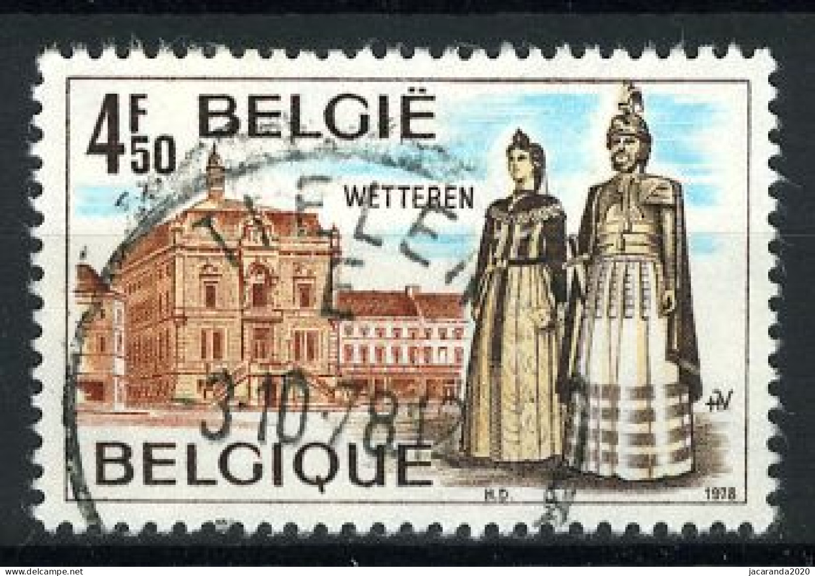 België 1907 - Toerisme - Wetteren - Gestempeld - Oblitéré -used - Oblitérés