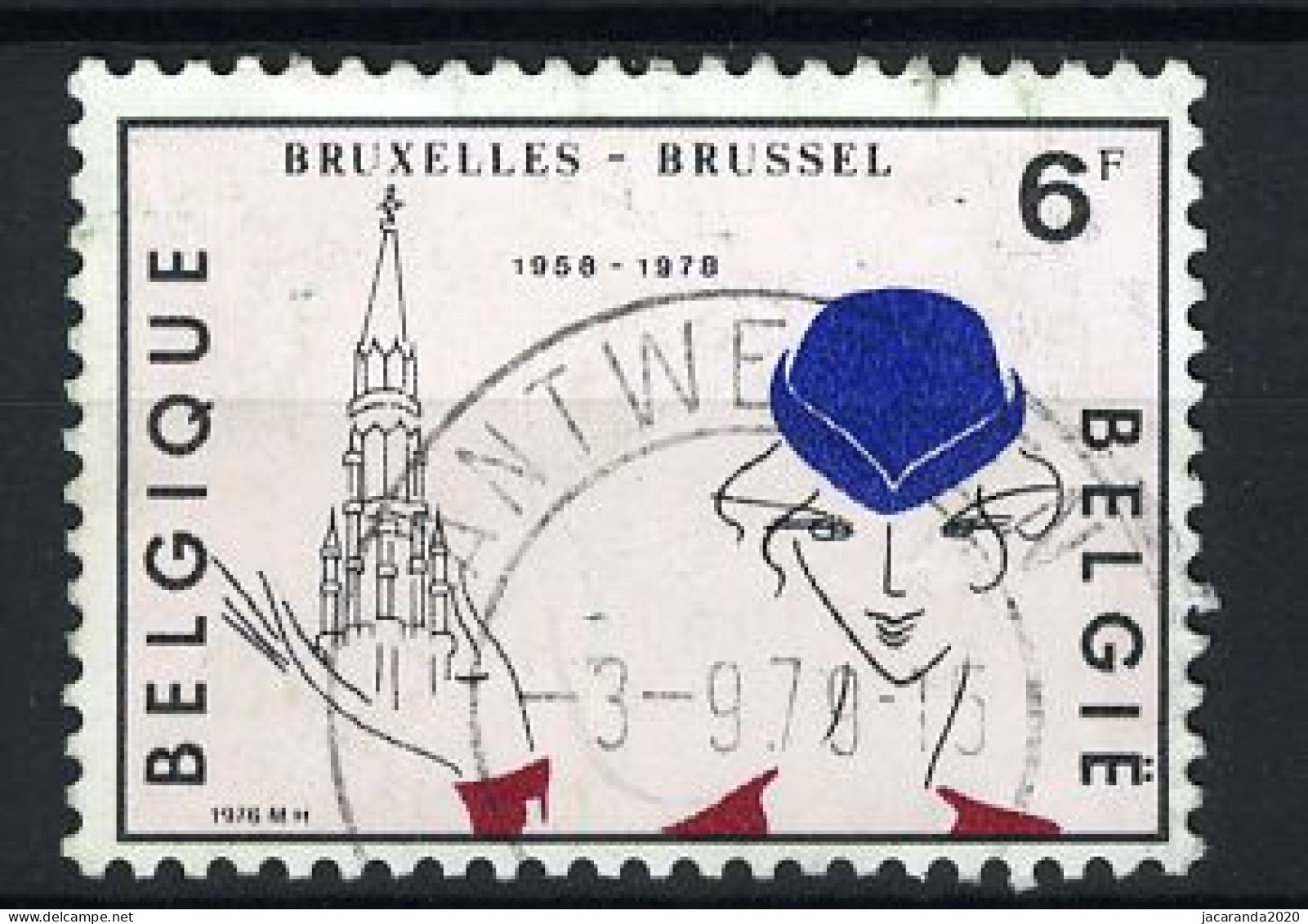 België 1909 - Toerisme - Brussel - Gestempeld - Oblitéré -used - Oblitérés