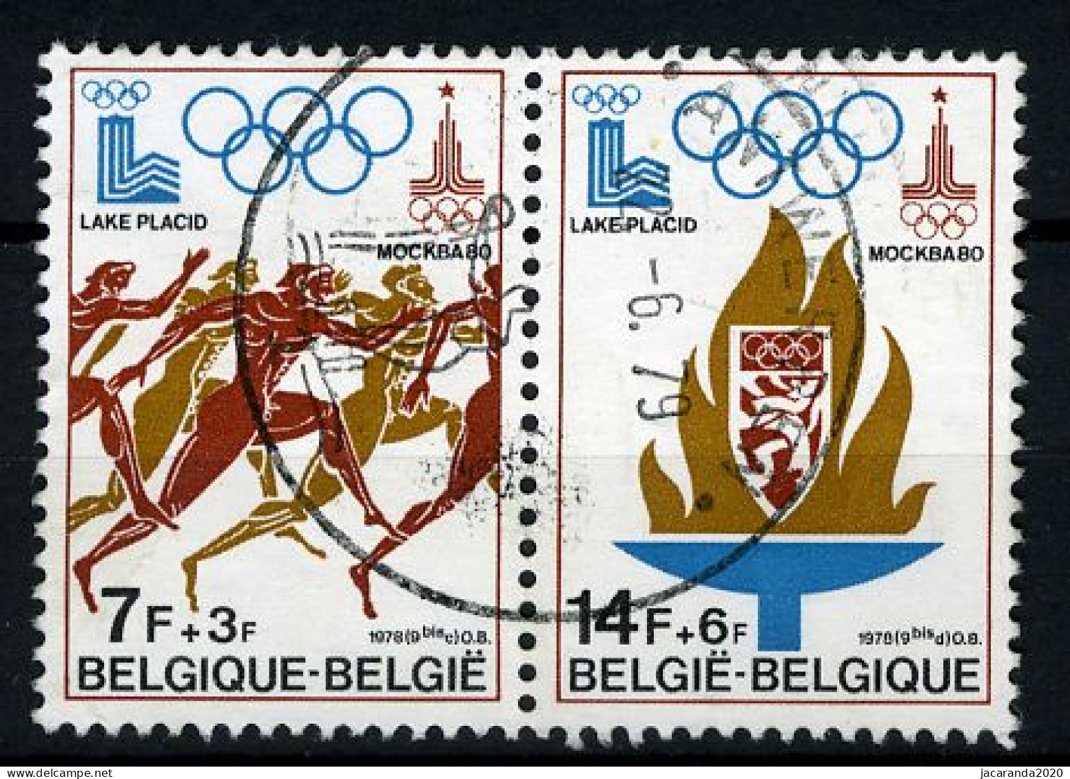 België 1915/16 - Sport - Voorbereiding Olympische Spelen 1980 - Gestempeld - Oblitéré -used - Oblitérés