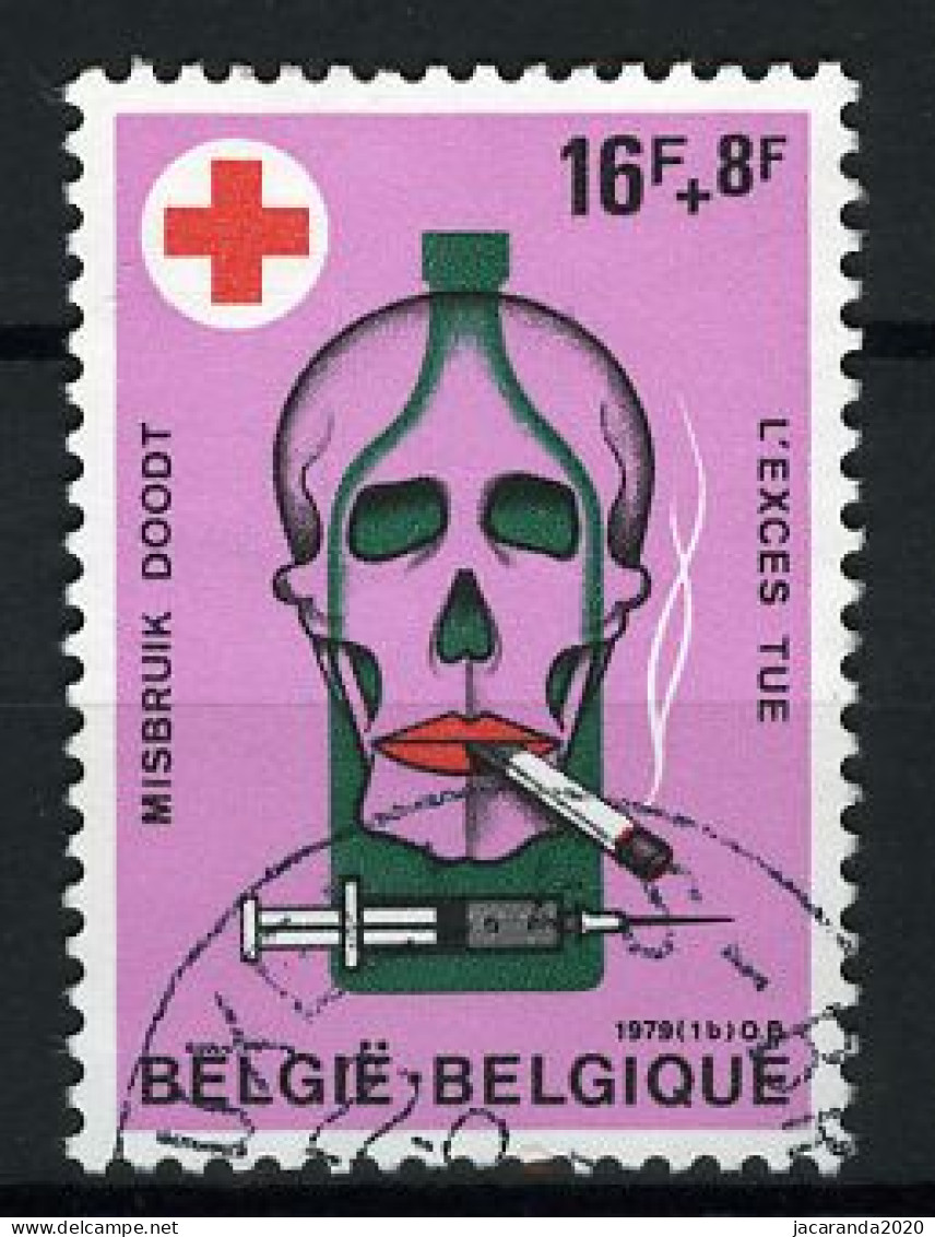 België 1922 - Rode Kruis - Croix-Rouge - Anti-tabak - Gestempeld - Oblitéré -used - Used Stamps