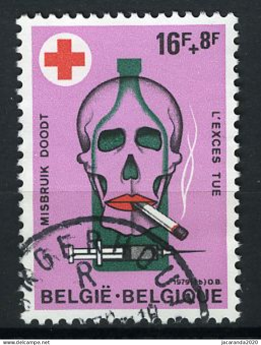 België 1922 - Rode Kruis - Croix-Rouge - Anti-tabak - Gestempeld - Oblitéré -used - Gebruikt