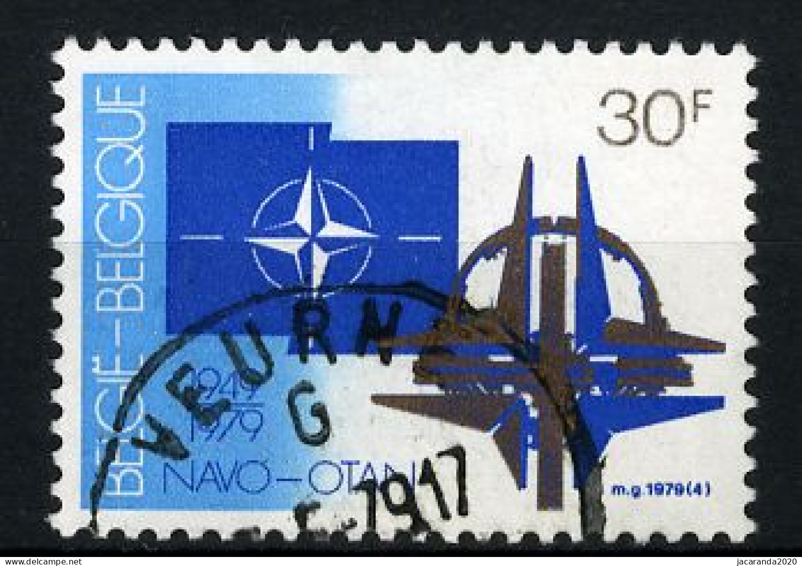 België 1927 - 30 Jaar NAVO - OTAN - Gestempeld - Oblitéré -used - Oblitérés