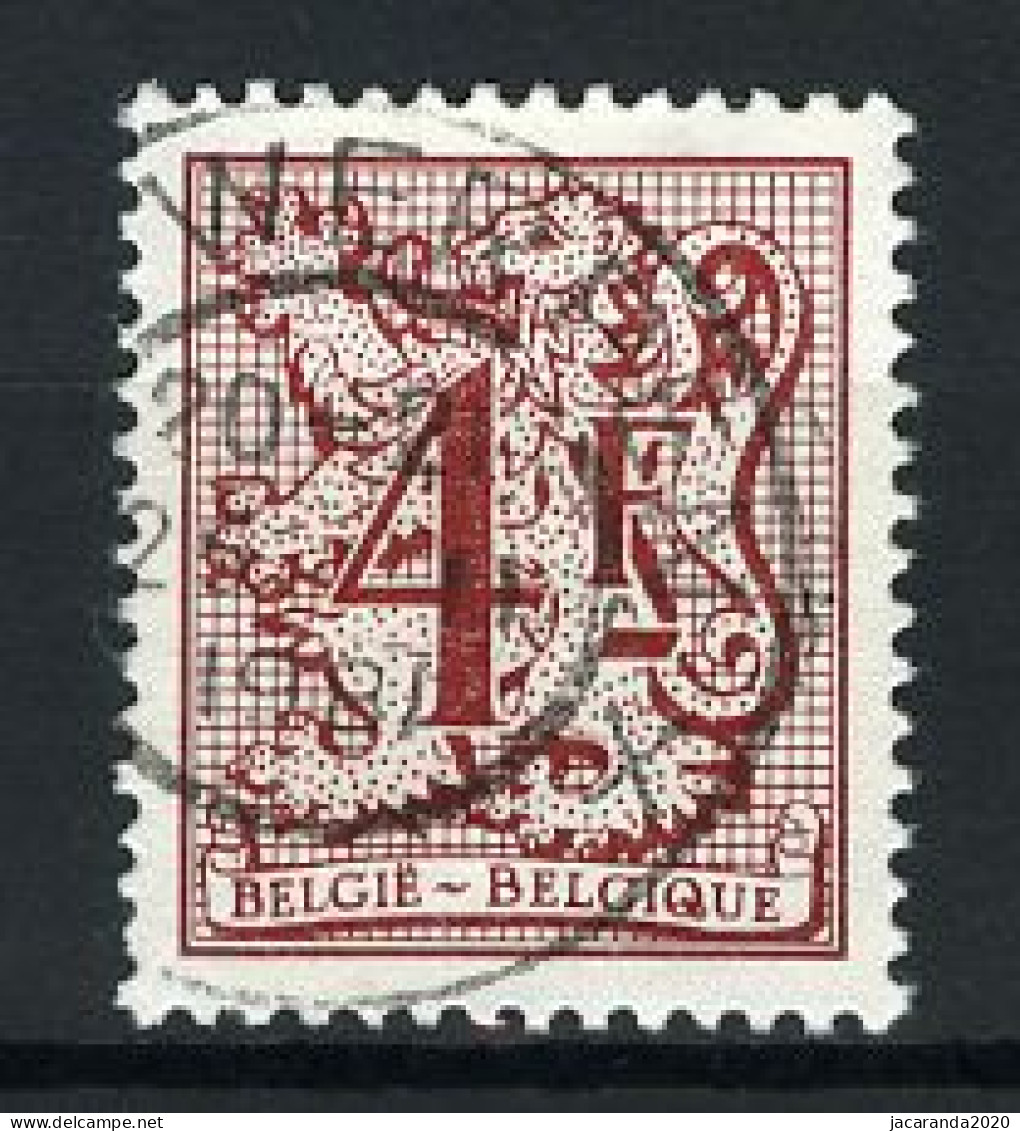 België 1964 - Cijfer Op Heraldieke Leeuw En Wimpel - Gestempeld - Oblitéré -used - Usati