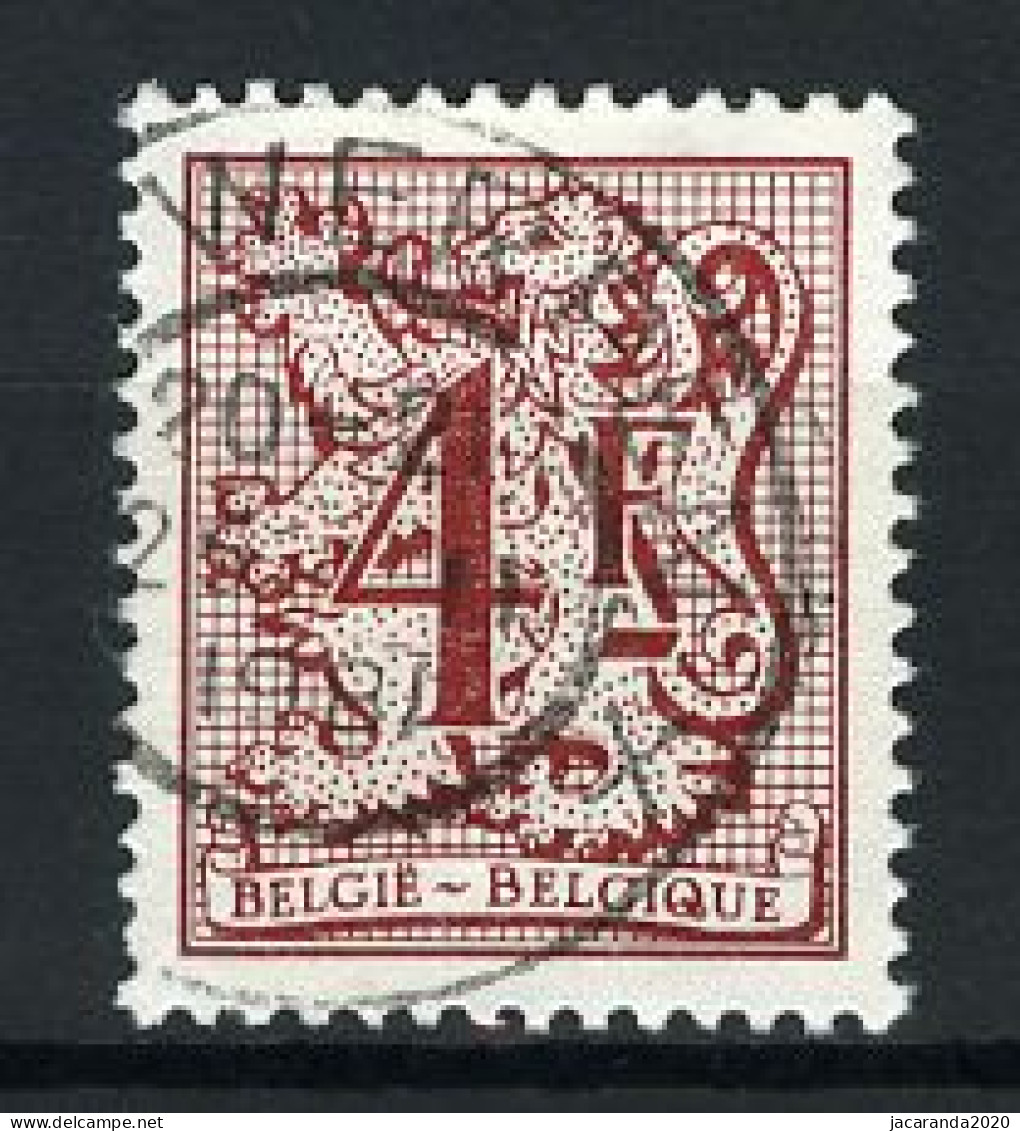 België 1964 - Cijfer Op Heraldieke Leeuw En Wimpel - Gestempeld - Oblitéré -used - Oblitérés