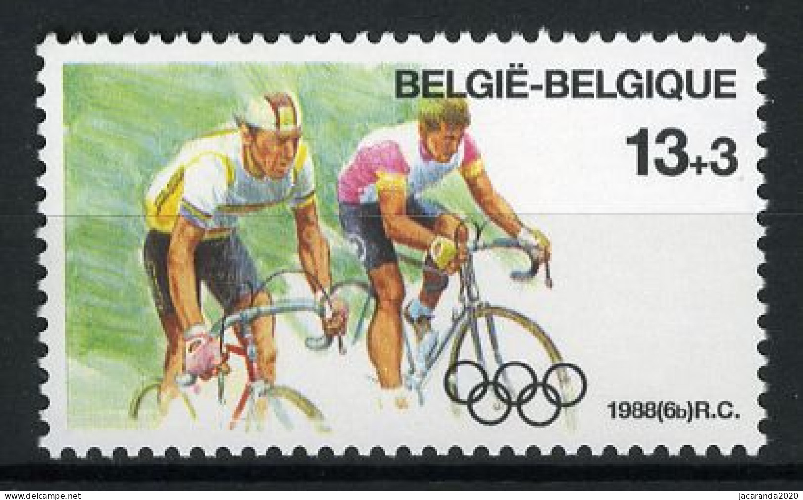 België 2286 - Sport - Wielrennen - Cyclisme - Olympische Zomerspelen - Seoul 1988 - Cycling - MNH - Ciclismo