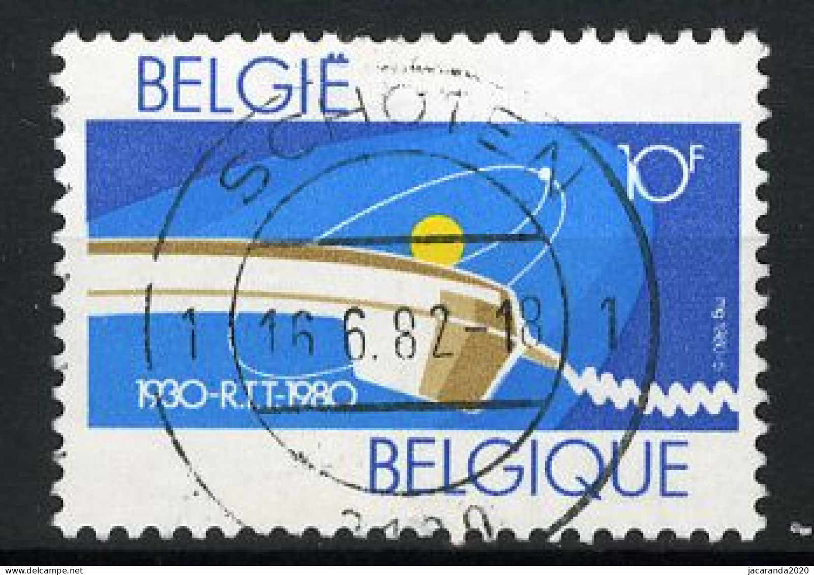 België 1969 - 50 Jaar R.T.T. - Gestempeld - Oblitéré -used - Oblitérés