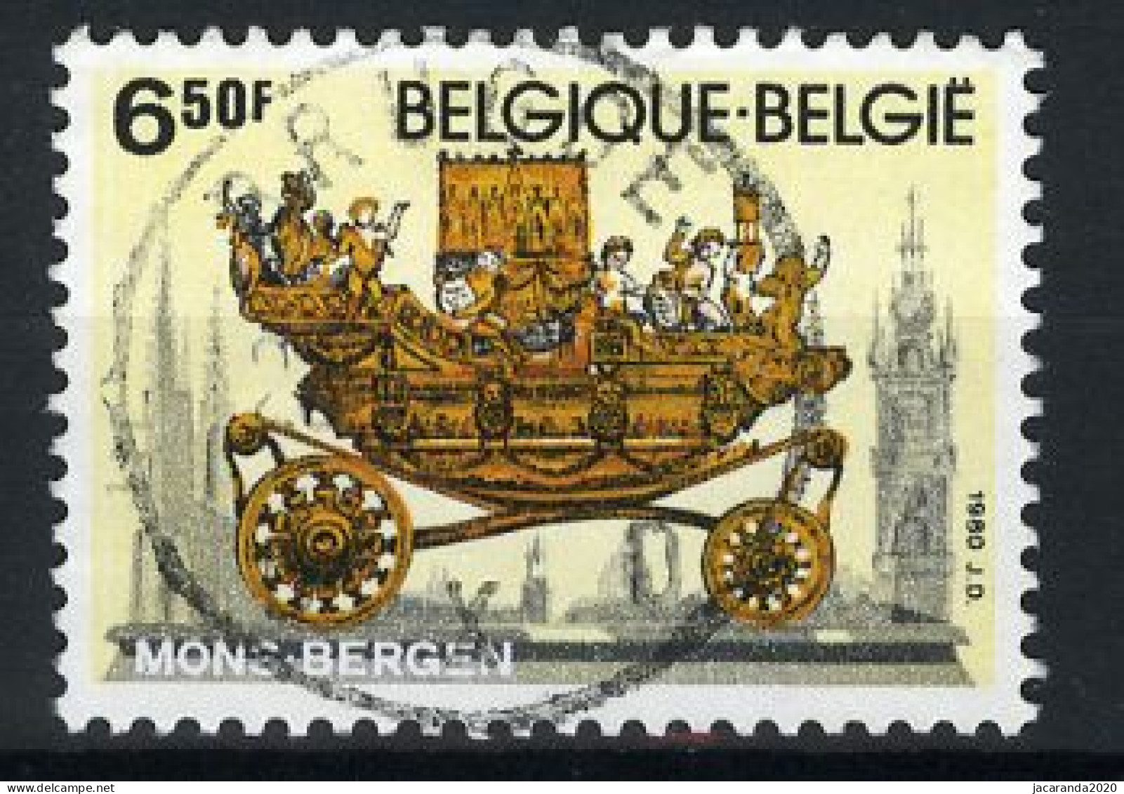 België 1976 - Toerisme - Mons - Gestempeld - Oblitéré -used - Oblitérés