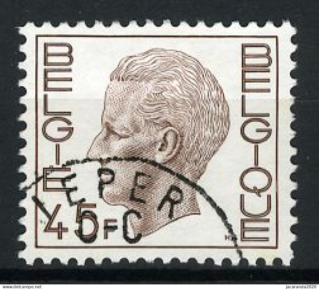 België 1985 - Koning Boudewijn - Type Elström - Gestempeld - Oblitéré -used - Usados