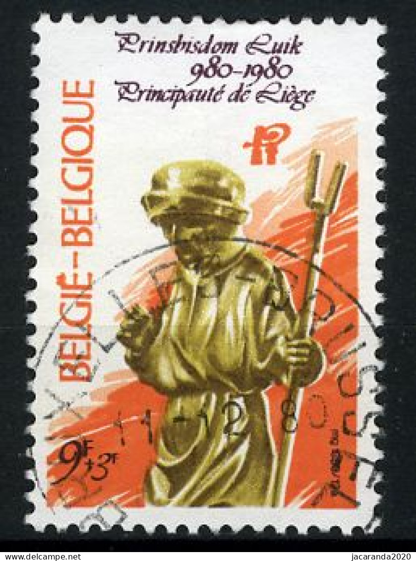 België 1987 - Millennium Van Luik - Gestempeld - Oblitéré -used - Oblitérés