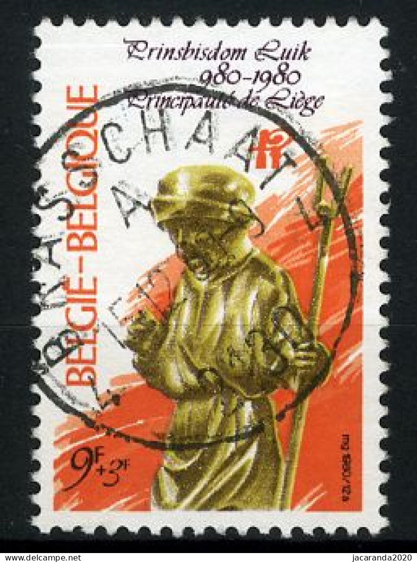 België 1987 - Millennium Van Luik - Gestempeld - Oblitéré -used - Oblitérés