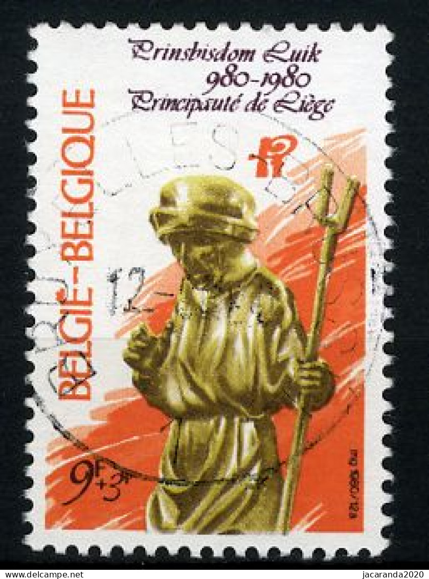 België 1987 - Millennium Van Luik - Gestempeld - Oblitéré -used - Oblitérés