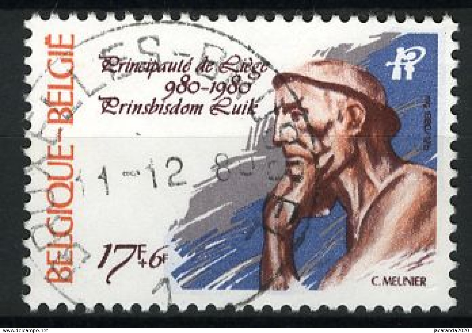 België 1988 - Millennium Van Luik - Gestempeld - Oblitéré -used - Oblitérés