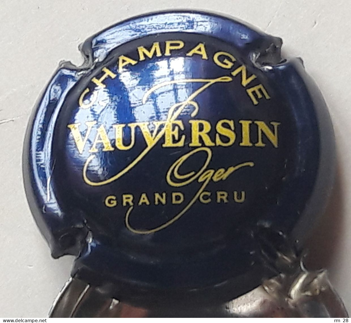 Vauversin F. : Capsule N° 14 (Bleu Métallisé Et Or) TBE - Sonstige & Ohne Zuordnung