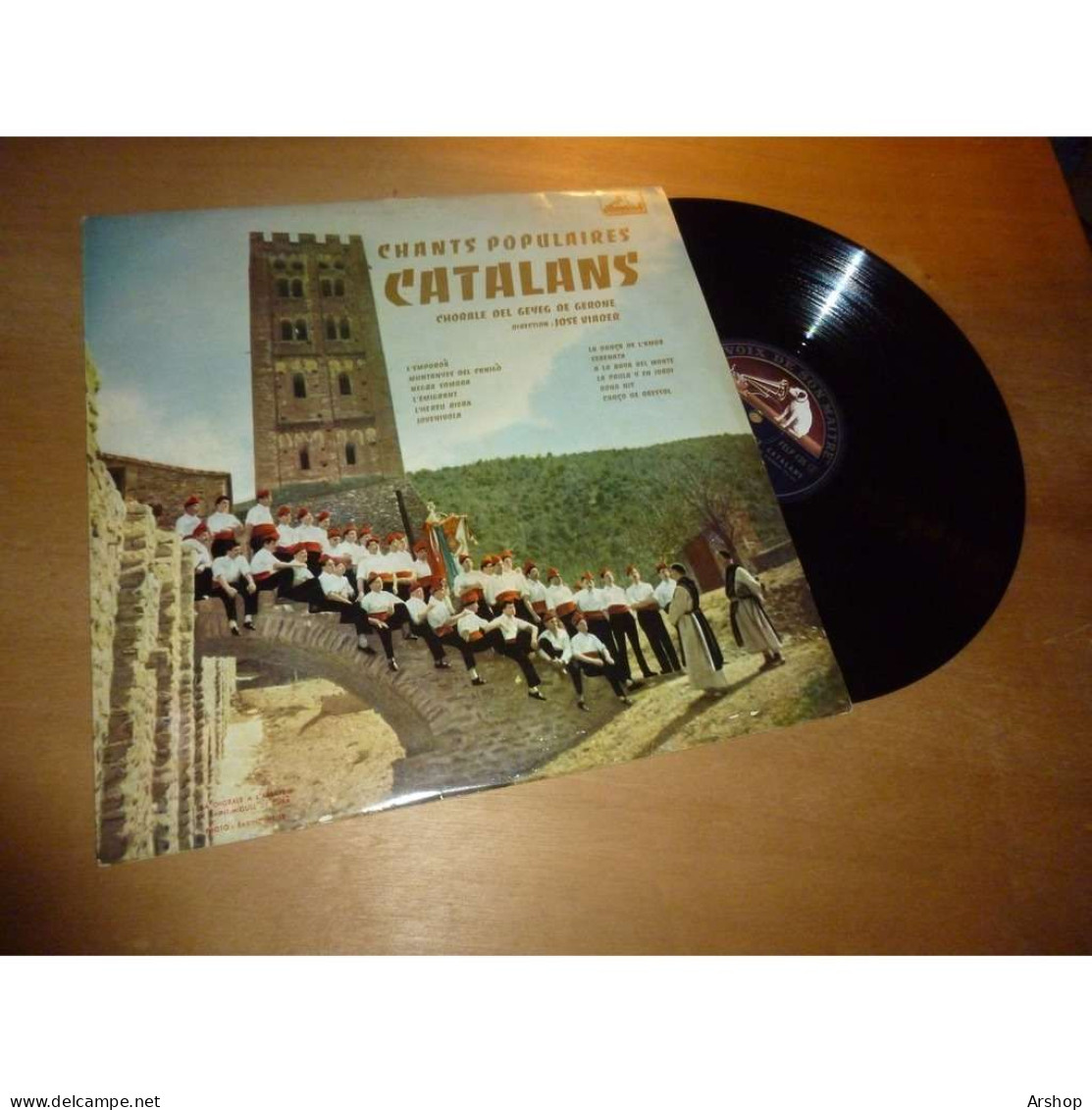 JOSE VIADER / CHORALE DEL GEYEG DE GERONE Chants Populaires Catalans LA VOIX DE SON MAITRE FELP 135 France Lp - Altri - Musica Spagnola