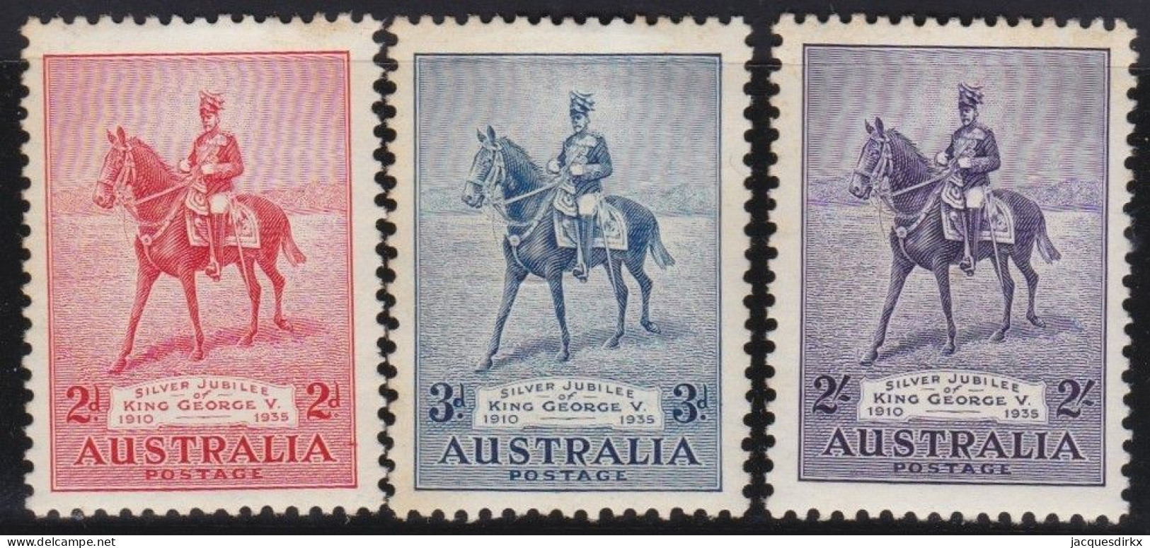 Australia    .   SG    .    156/158     .   *      .     Mint-hinged - Mint Stamps