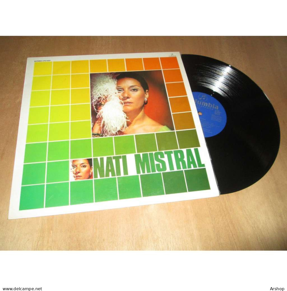 NATI MISTRAL Mil Noches FOLK POP LATIN ESPAGNE - COLUMBIA CPS 9397 Lp 1975 - Sonstige - Spanische Musik