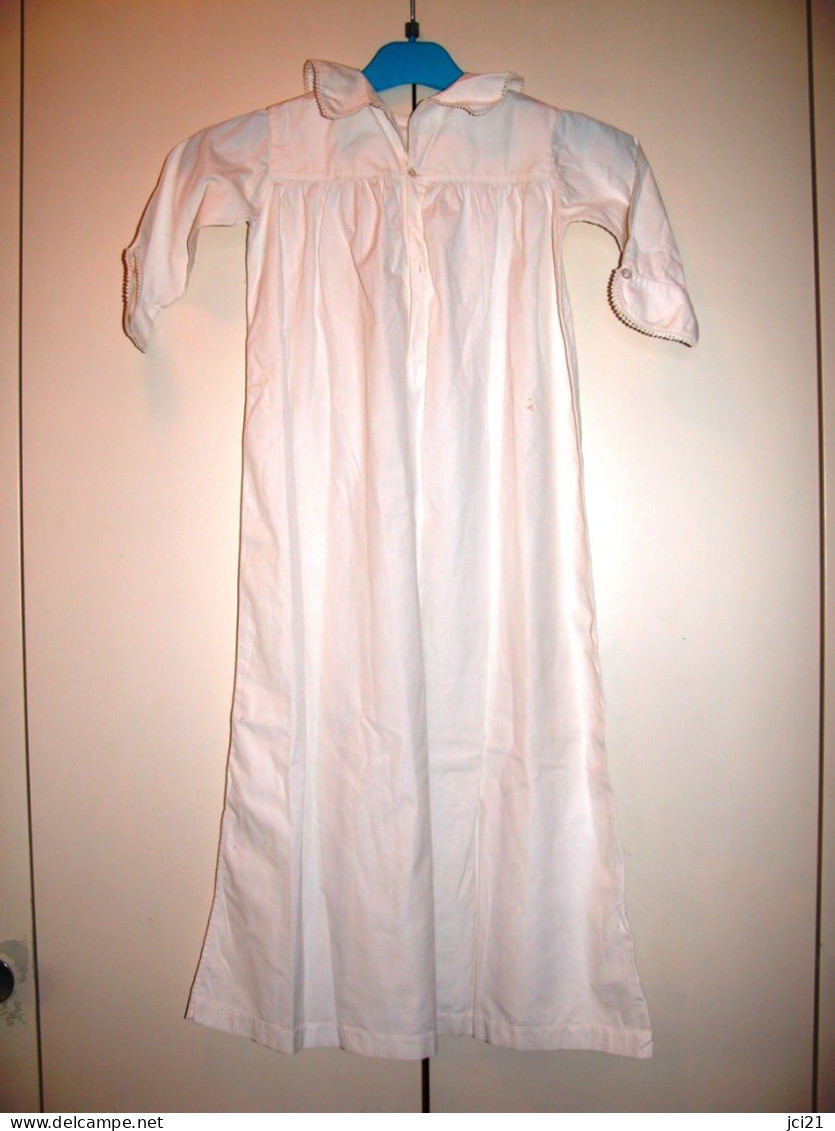 Ancienne Chemise Enfant à Col En Tissus Pour Poupée, Folklore, Théâtre, Cinéma _L110 - 1900-1940