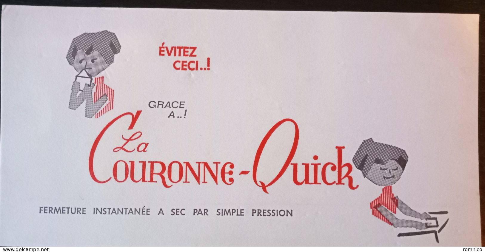 Buvard La Couronne Quick - Cartoleria