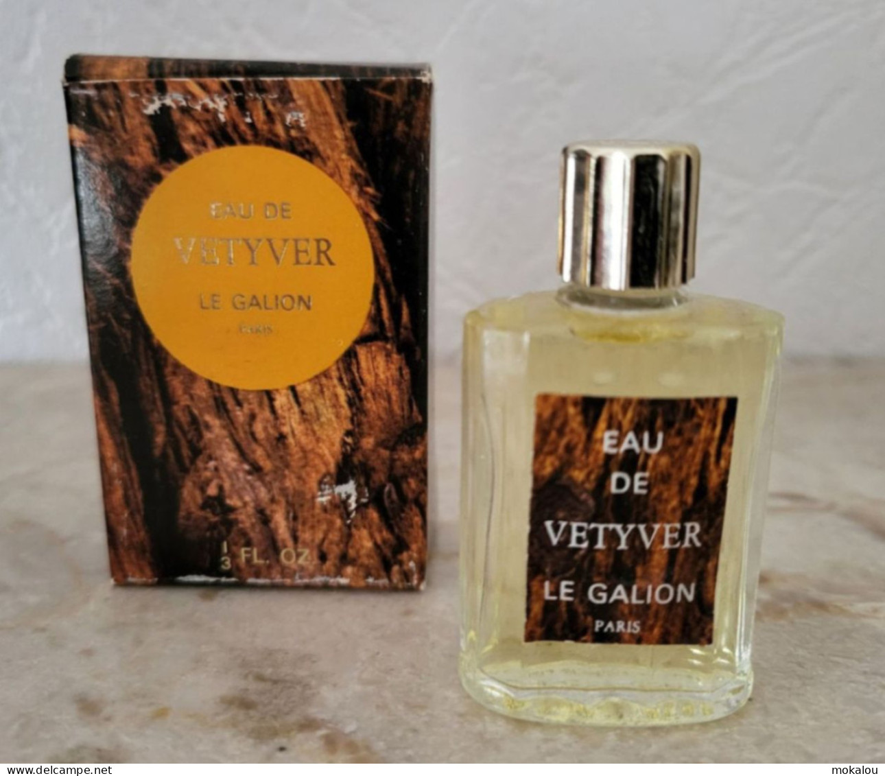 Miniature Le Galion Eau De Vétyver 9ml - Miniatures (avec Boite)