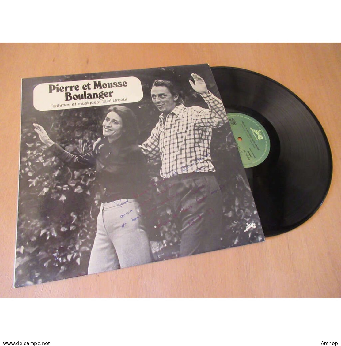 PIERRE ET MOUSSE BOULANGER / TALAL DROUBI Choeur Des Rendez-vous CHANSON FOLK - Disques EVASION SUISSE Dédicacé 1973 - Autres - Musique Française