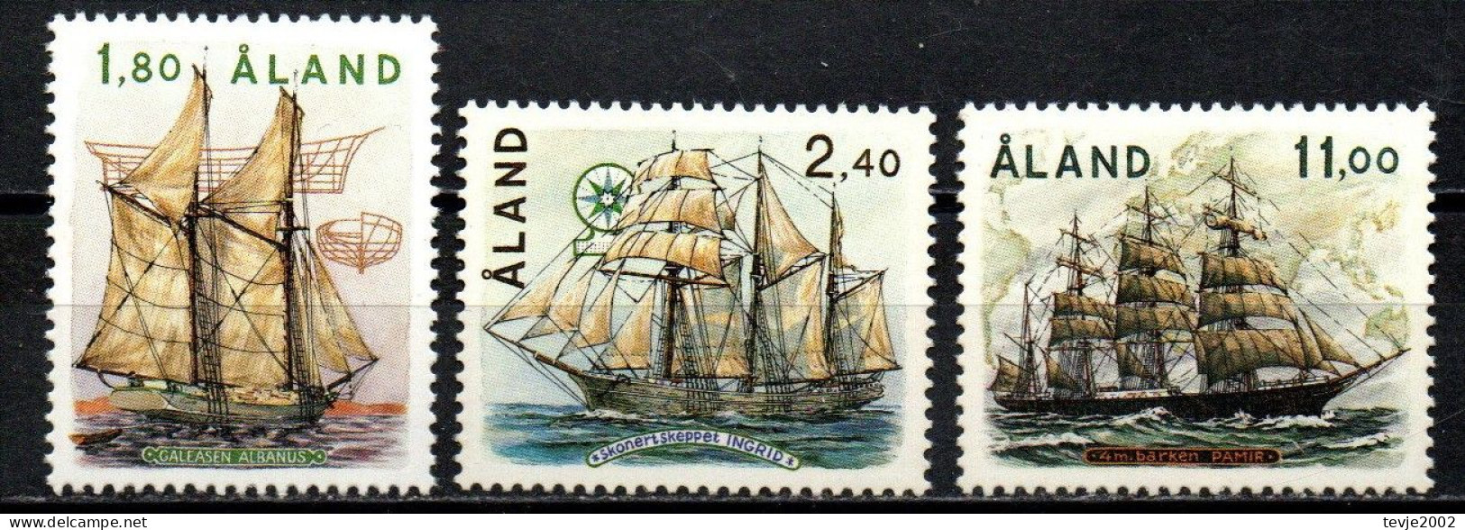 Aland 1988 - Mi.Nr. 28 - 30 - Postfrisch MNH - Segelschiffe Sailing Ships - Schiffe