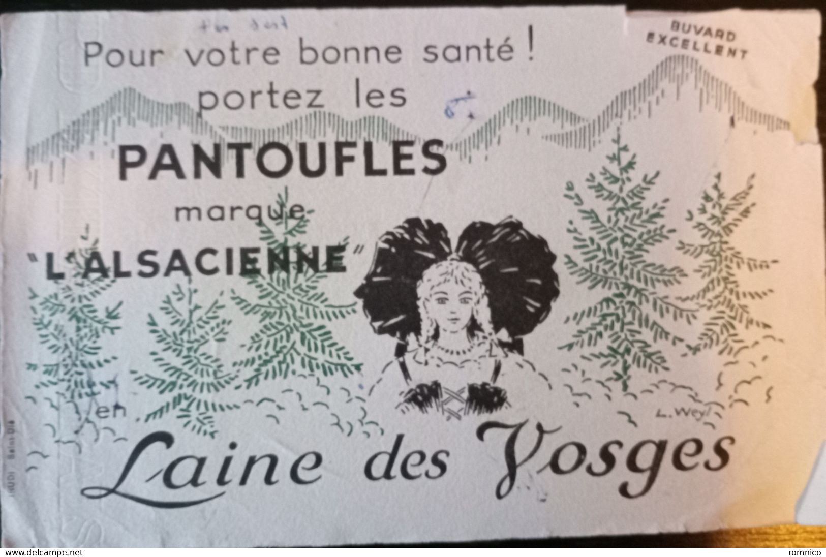Buvard Laine Des Vosges Pantoufle L Alsacienne - Schoenen