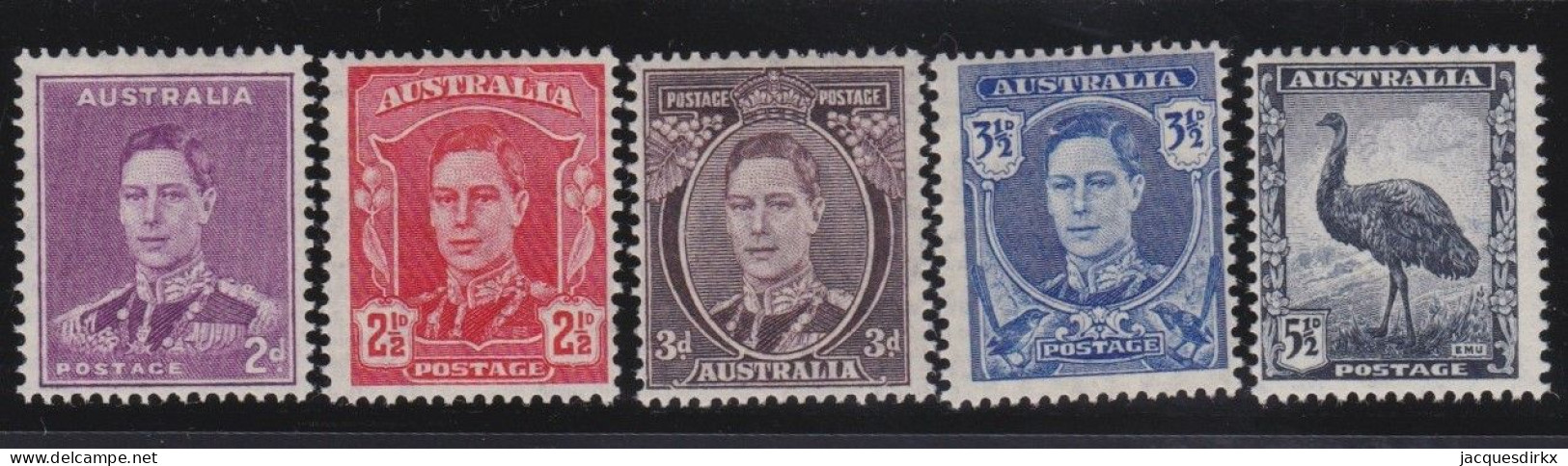 Australia    .   SG    .    5 Stamps   .   *      .     Mint-hinged - Nuovi