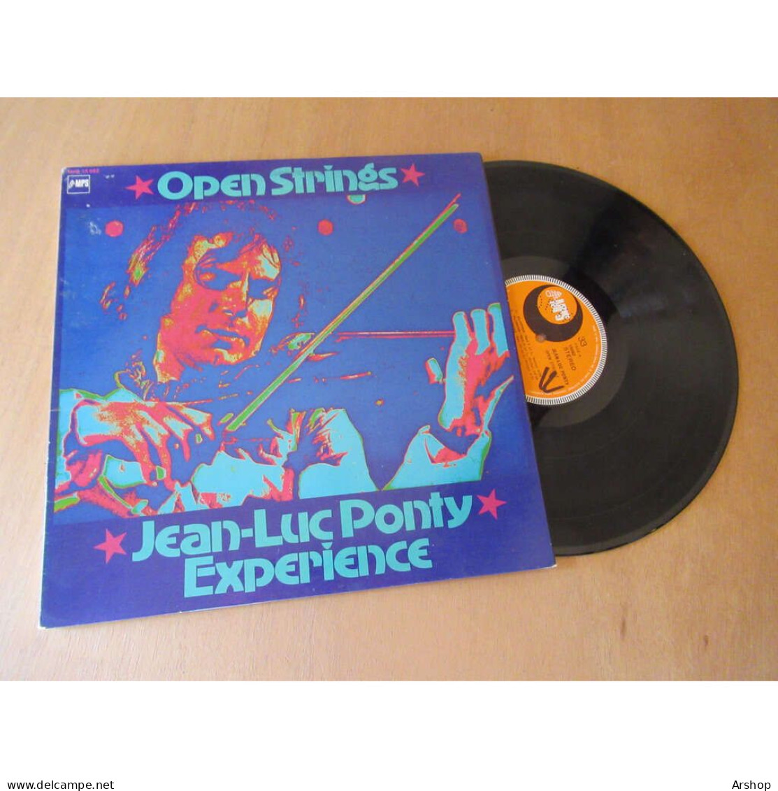 JEAN LUC PONTY EXPERIENCE Open Strings JAZZ ROCK - MPS 15082 France Lp 1972 - Jazz