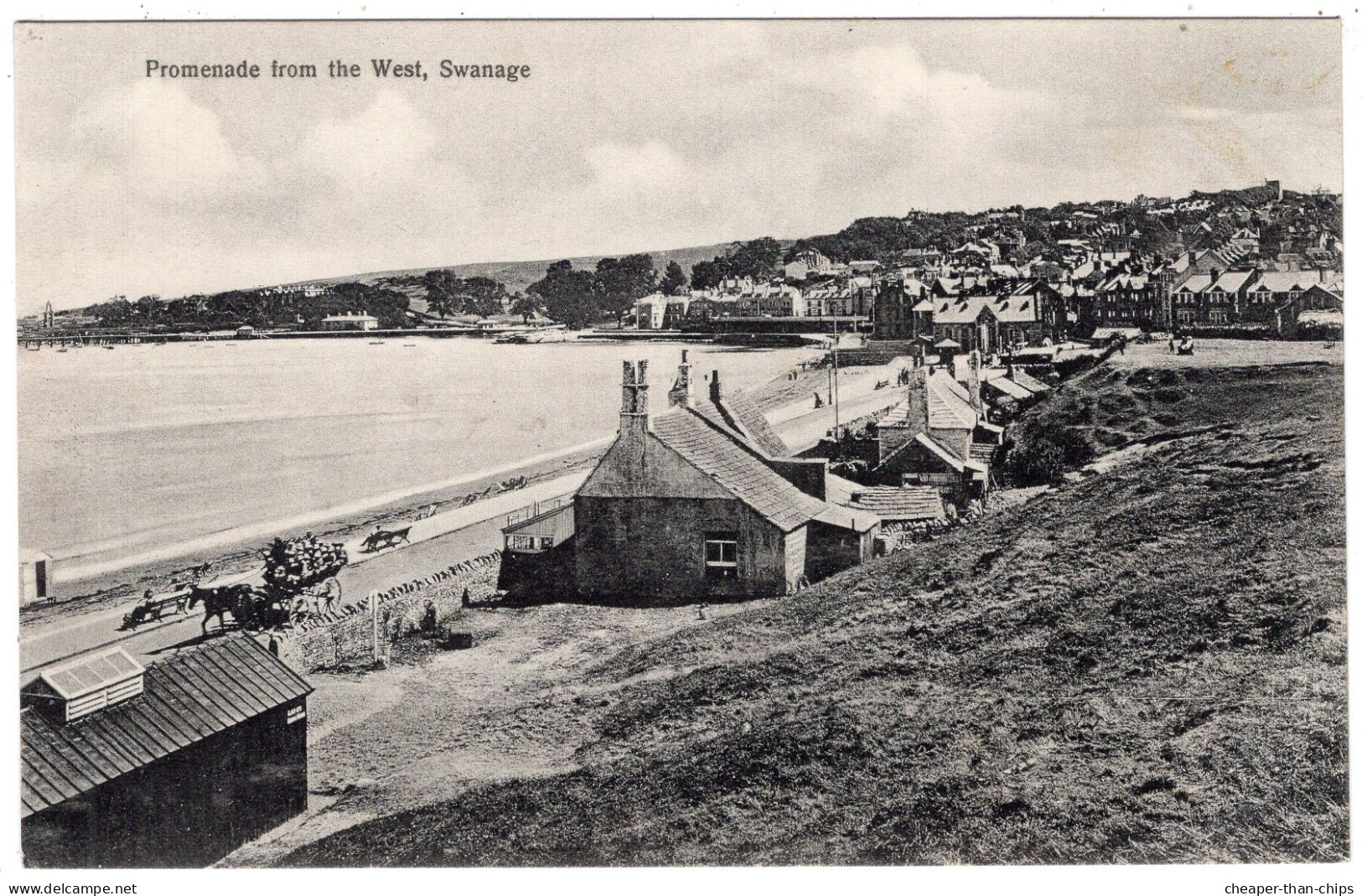 SWANAGE - Promenade From The West - Hill & Churchill 45258 - Swanage