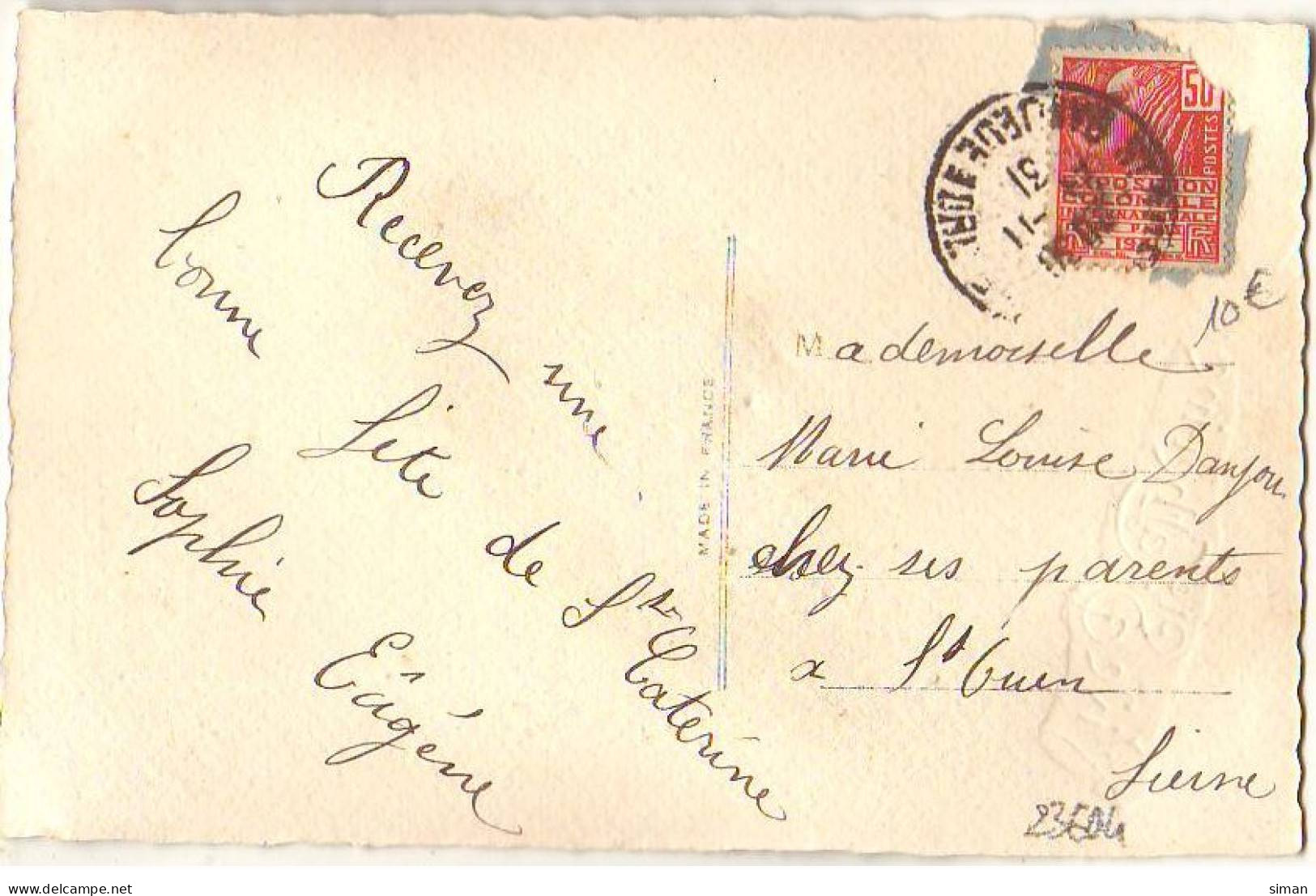 N°23604 - Vive Sainte-Catherine - Bonnet En Tissu Et Dentelle  - Sainte-Catherine