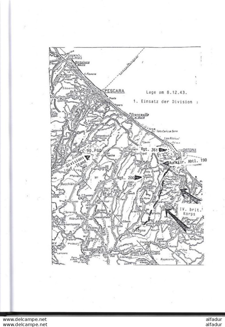 WW2 PDF WEHRMACHT GESCHICHTE 90^PANZERGRENADIER DIVISION BERGE FLUSSE INSELN - ITALIAN FRONT - Altri & Non Classificati