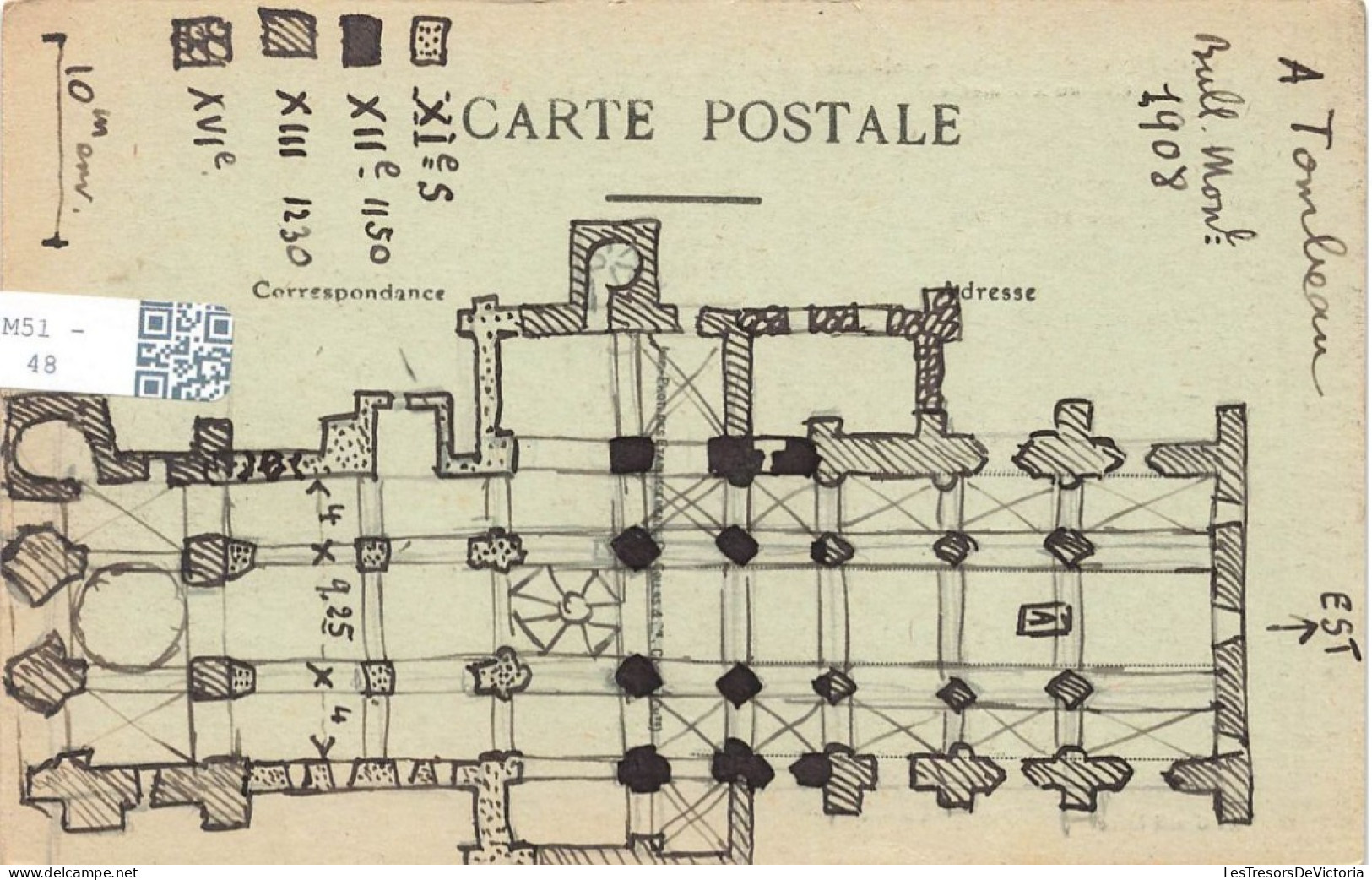 FRANCE - Saint Junien - Vue Générale De L'église Paroissiale - Carte Postale Ancienne - Saint Junien