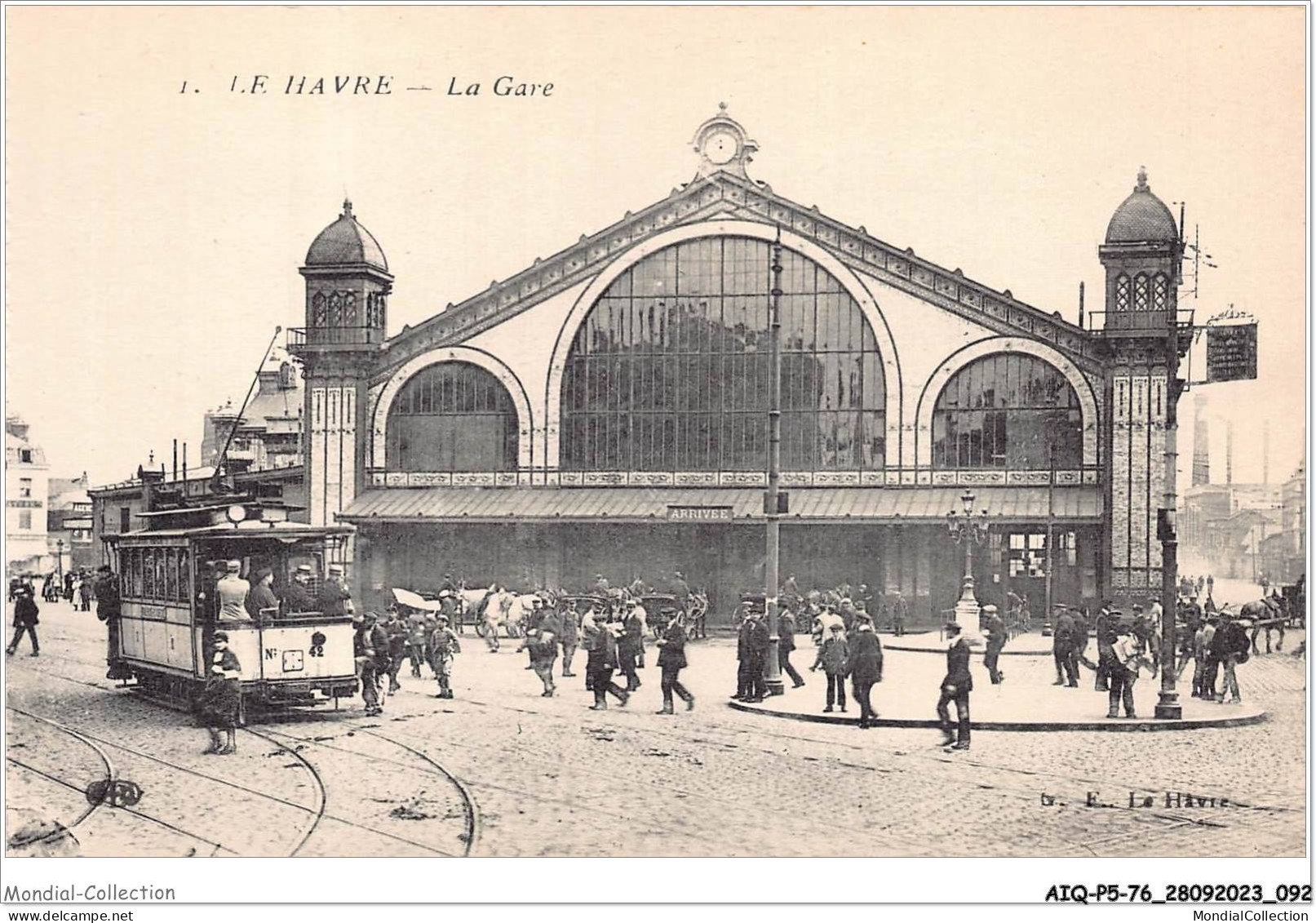 AIQP5-76-0495 - LE HAVRE - La Gare - Bahnhof